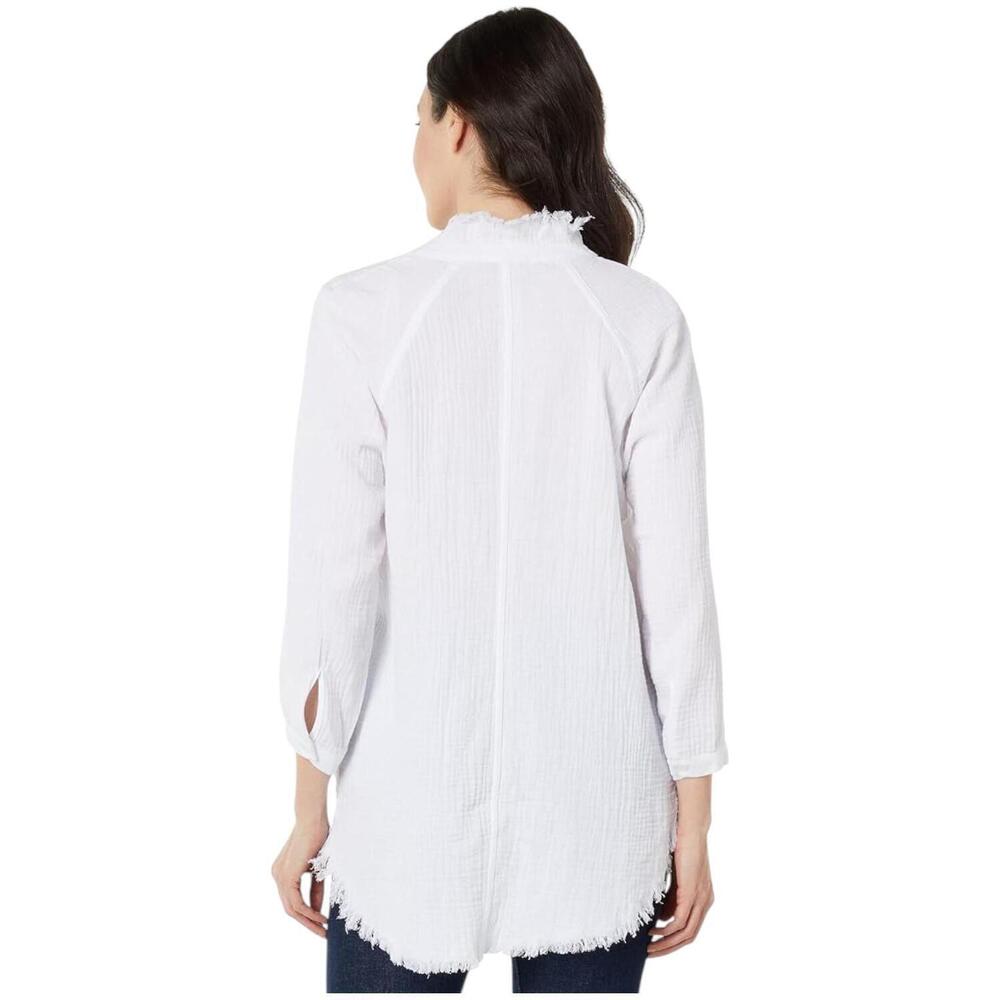 Vince Camuto Women's Raglan 3/4 Sleeve Ultra White - Regular - Picture 2 of 2